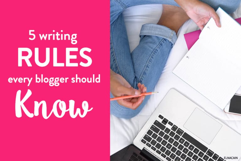5 Writing Rules Every Blogger Must Know