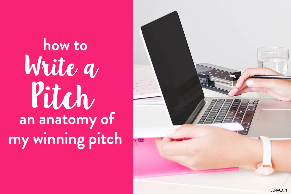 how to write an article pitch