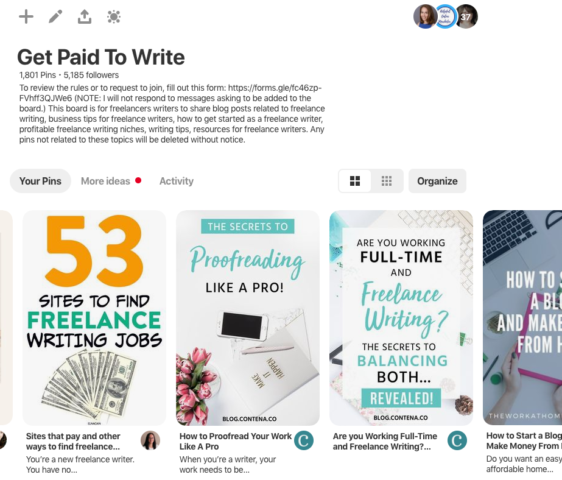 31 Pinterest Group Boards for Freelance Writers - Elna Cain