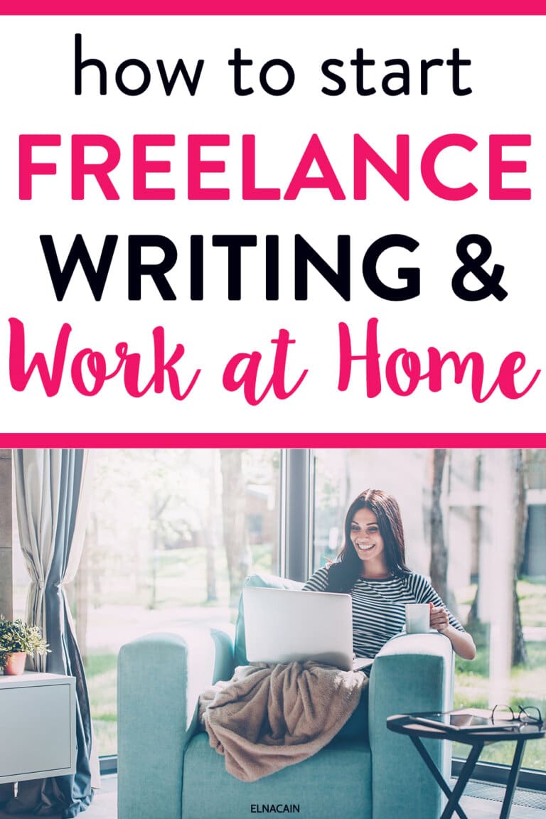 How to Start Freelance Work From Home as a Writer (For
