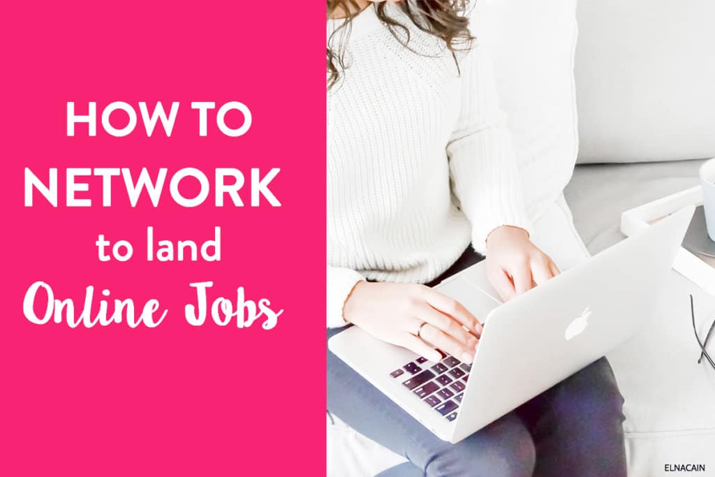 How to Network to Land Online Jobs for Writers