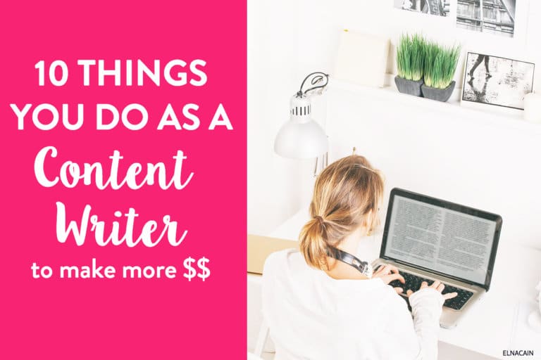 10 Things You Do As a Content Writer