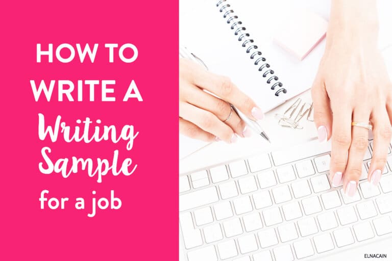 How to Easily Write a Writing Sample for a Job (Examples Included)