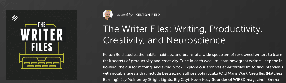 Writing Pod File 41 Writing Podcasts to You Can't Miss Out! - Elna Cain