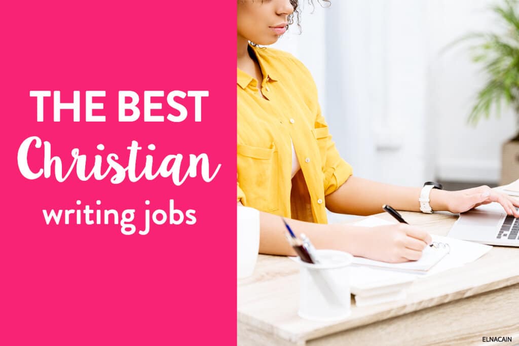 writing jobs christian