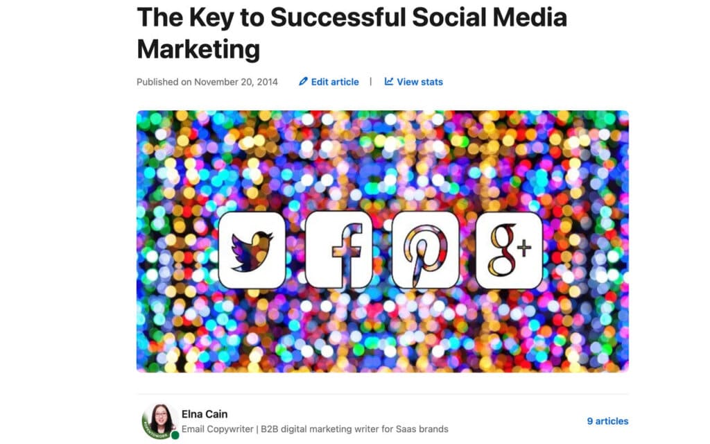 How to Land Freelance Writing Jobs Using Social Media - Elna Cain