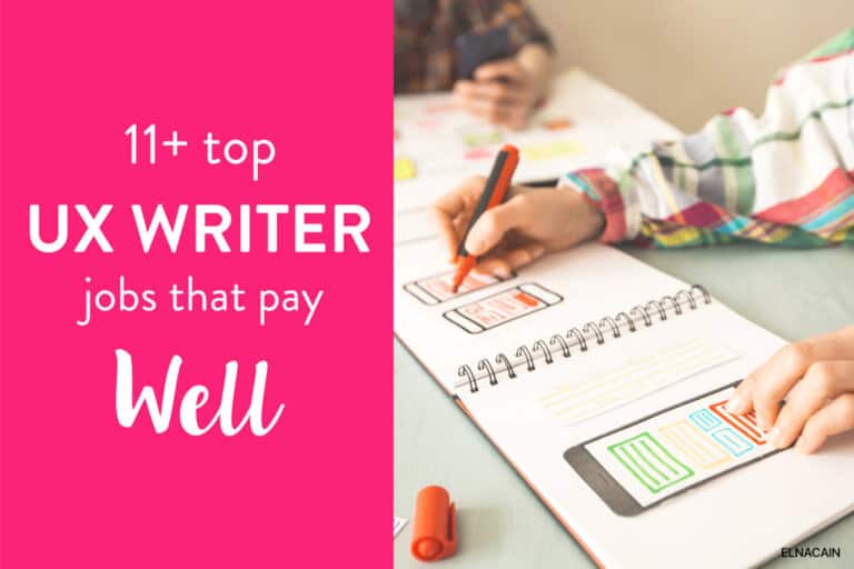 11+ Top UX Writer Jobs That Pay Well in 2022