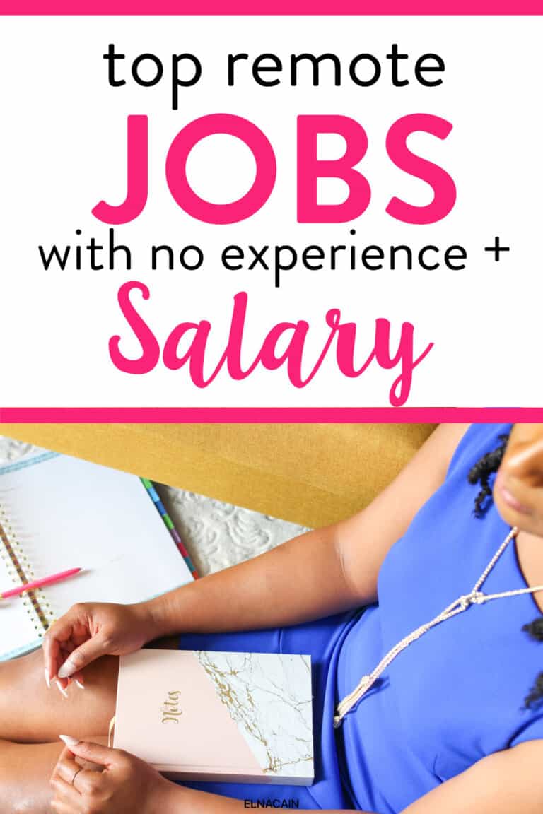 15 Top Remote Jobs With No Experience + Monthly Salary Elna Cain